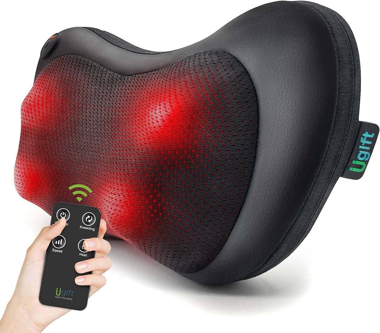 Cojín Masajeador Ugift - Masaje Shiatsu con Calor y Control Remoto