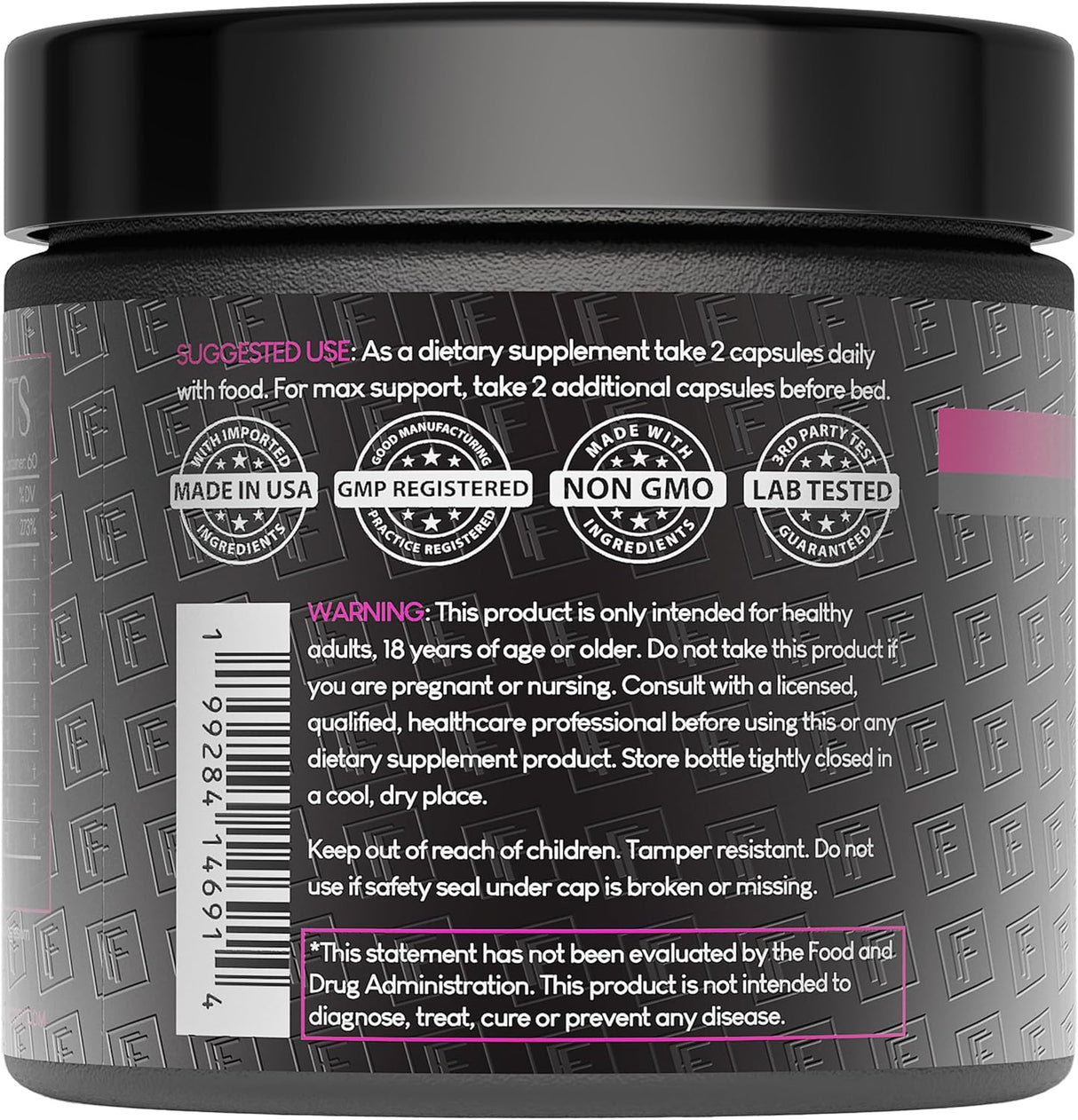 Maximizador hormonal 10-en-1 con Shilajit, Maca, Ashwagandha, 120 caps