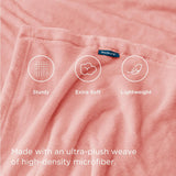 Manta Fleece Bedsure 50x60 Pulgadas Suave y Ligera para Sofá