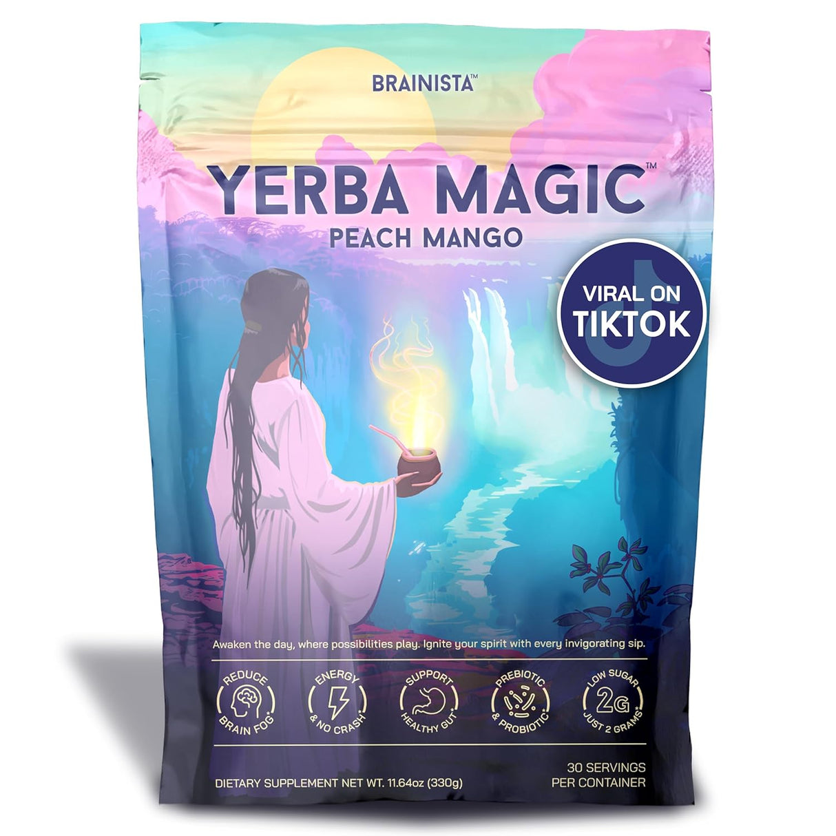 Yerba Mate Instant Tea, Yerba Magic, Energía y Salud, 30 Serv.