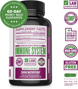 Suplemento de resveratrol para máximo sistema inmune 60 und