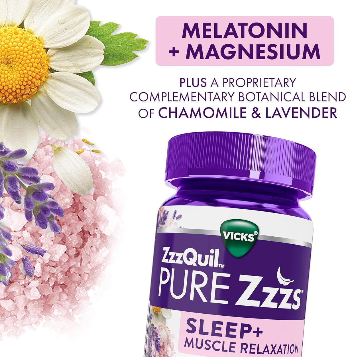 Vicks ZzzQuil Pure Zzzs Sleep+ Muscle Relaxation Sleep Aid