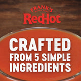 Frank's RedHot Salsa picante original de pimienta de cayena, 1 galón – Contenedor a granel de un galón de salsa picante de pimienta de cayena para añadir sabor a platos principales, guarniciones,