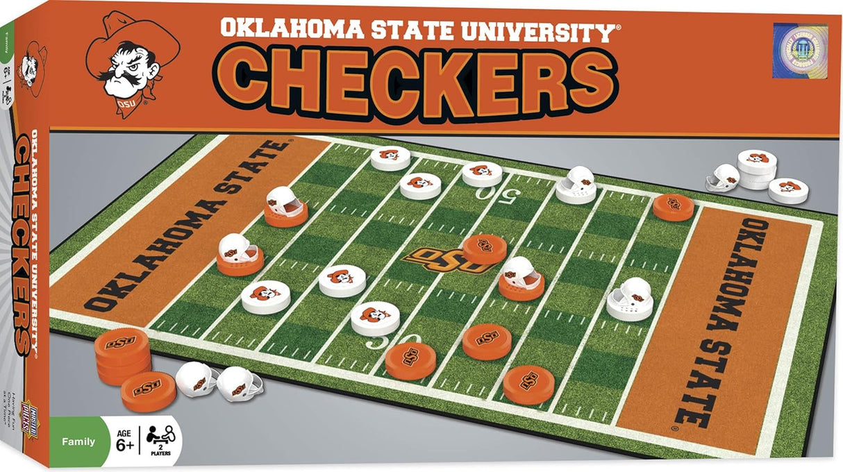 Juego de Damas MasterPieces, Oklahoma State Cowboys, 6+ años
