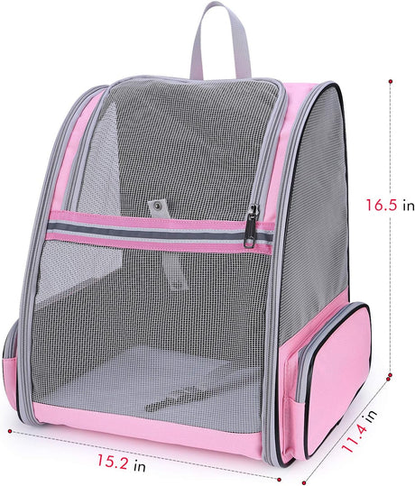 Mochila para mascotas malla totalmente ventilada