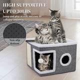 Cueva para Gatos, Marca X, con cojines suaves, Modelo Y