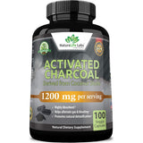 Suplemento Cápsulas de carbón activado  1200 mg  100 cáp
