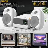 Parlantes Portátiles con Bluetooth PYLE-HOME PBKSR40WT