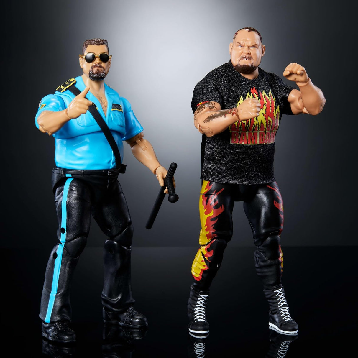 Figuras WWE Mattel Colección Coliseo 2-Pack Bam Bam Bigelow & Big Boss Man