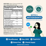 Suplemento cerebral + ocular para memoria con luteína 30 cap