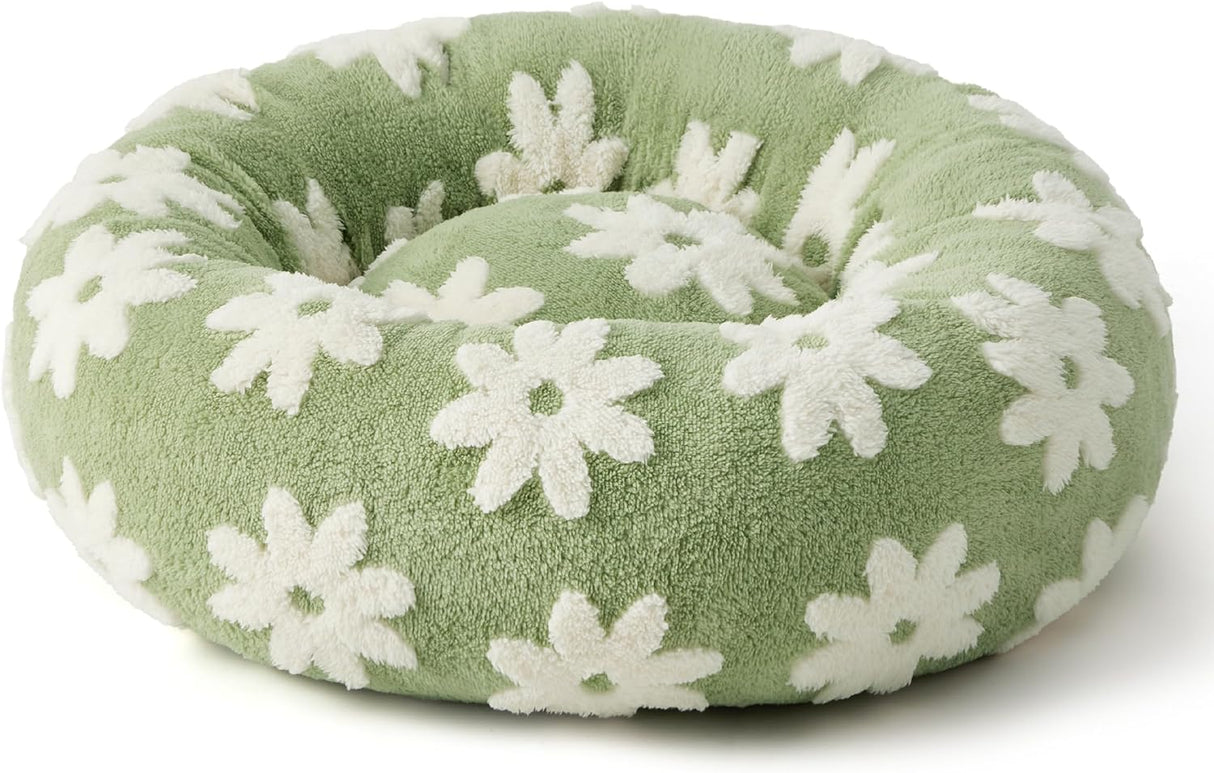 Cama para perros pequeños relajantes para mascotas con felpa