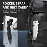 Cuchillo de Bolsillo Táctico 3.5 con Clip para Supervivencia