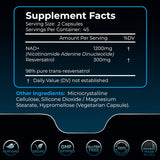 Suplemento liposomal NAD+ con resveratrol WELLNESS LABSRX