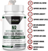 Suplemento NMN Alternative, NR, 30 unidades/500 mg NAD+
