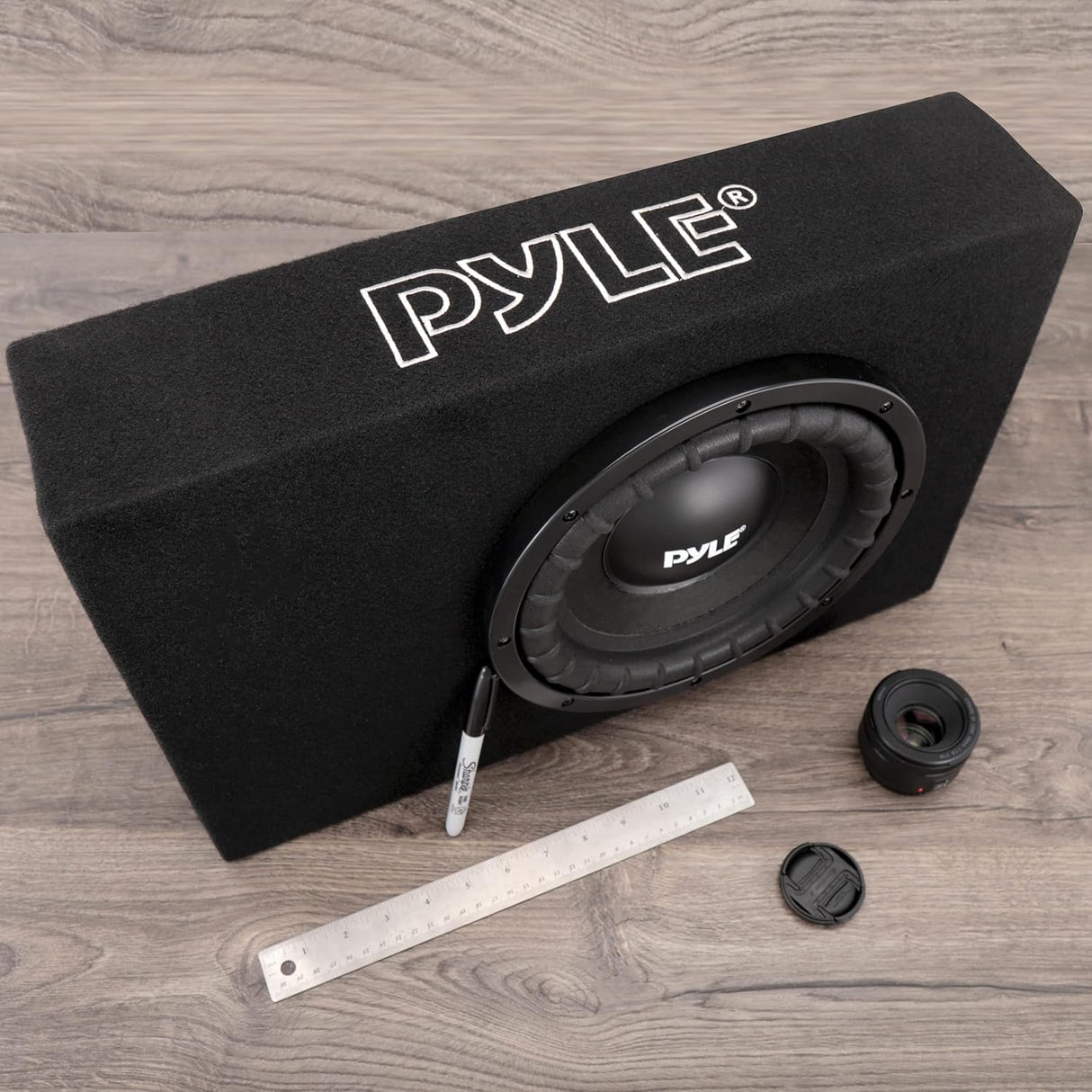 Parlante de caja de subwoofer delgado PYLE PSBS10