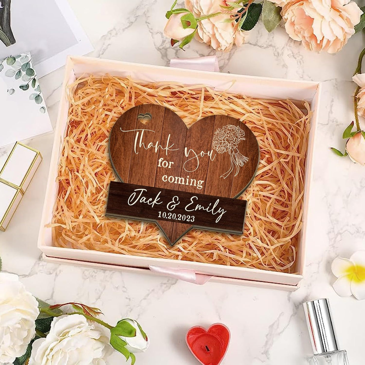 Recuerdos Personalizadas de Madera para Bodas