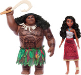 Muñecas Moana y Maui Mattel Disney Set 2 con accesorios y ropa desmontable