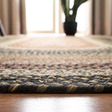 Alfombra Ovalada Geométrica Lavable para Interior/Exterior - BRD308A