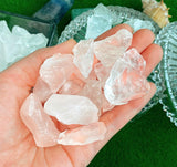 QINJIEJIE Cristales transparentes, piedras crudas, cristales