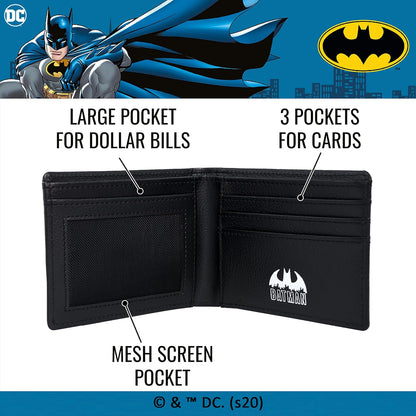 Cartera Bifold de Batman en Estuche Decorativo, Multi