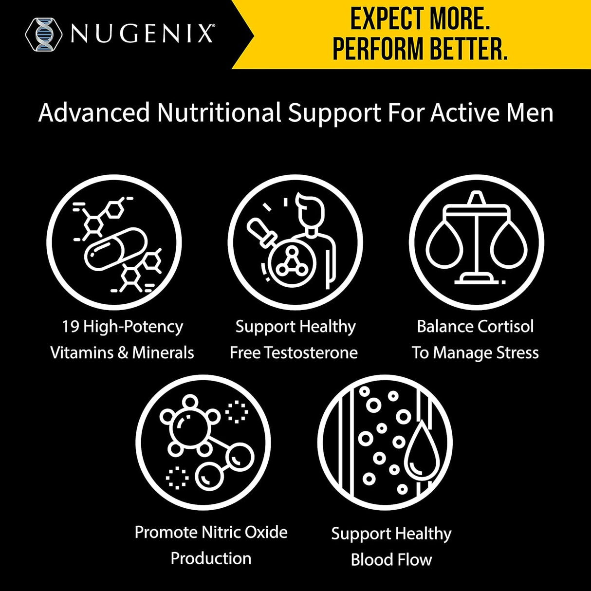 Suplemento Testosterona diaria multivitamínica para hombres