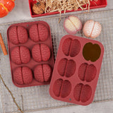 Moldes de Silicona Cerebro Kamehame, 2 Pcs para Halloween