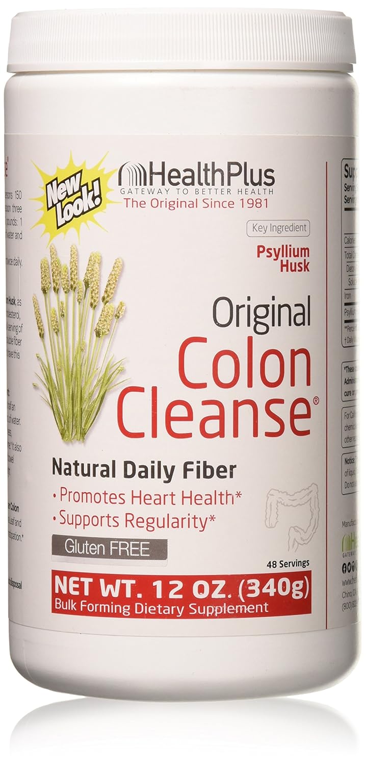 Limpiador de Colon Psyllium 12 OZ - Efectivo y Natural