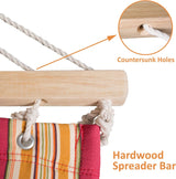 Hamaca SUNCREAT con soporte, dos personas, tela acolchada, 12ft