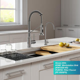 Grifo de cocina monomando de 18 pulgadas KSF-1610SFS Kraus