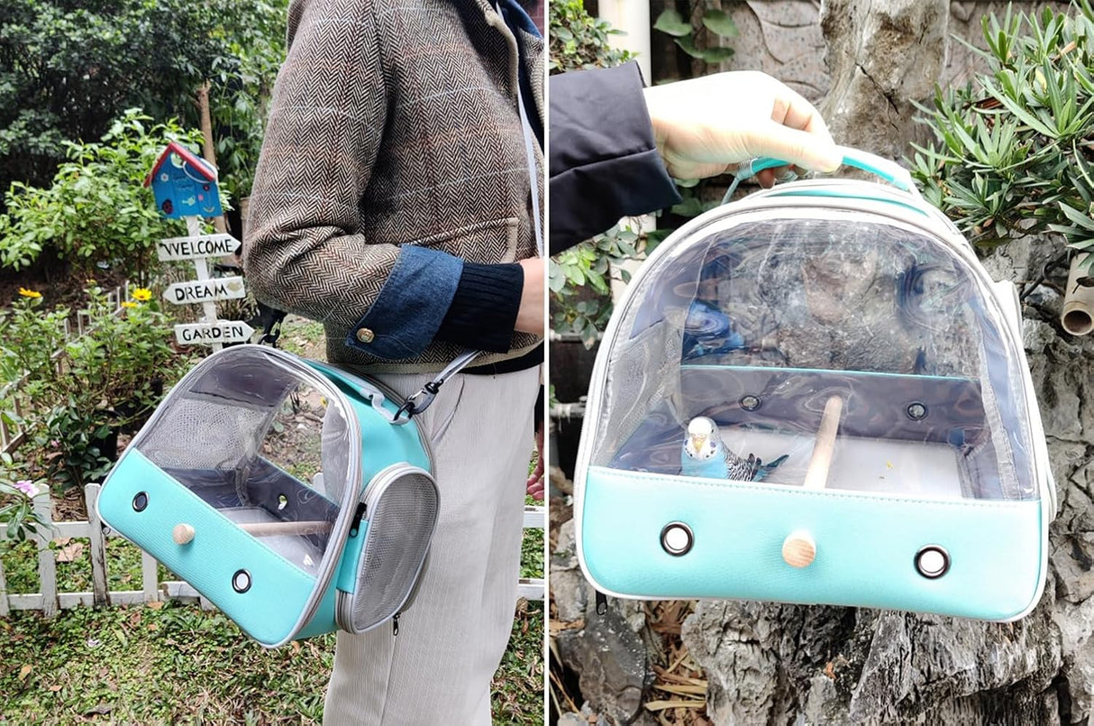 Transportín para Aves, Marca X, Perchero y Ventana Lateral
