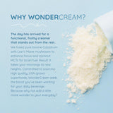 Suplemento en polvo WonderCow: Crema, sin azúcar, keto.