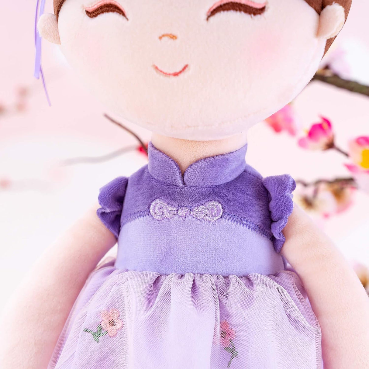 Peluche de Muñequitas para niñas de 16 pulgadas lila