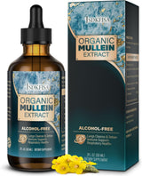 Gotero de Mucilaginosas para Pulmones, Limpieza y Respiración - Mullein Leaf, 2 fl.oz