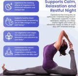 UpNourish Magnesio Glicinato 500mg Cápsulas - Calm & Sueño