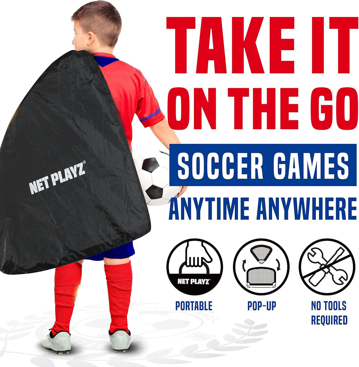 NET PLAYZ Porterías de fútbol Red de fútbol para niños