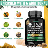 Shilajit Ultra Force 11 en 1 Cápsulas Orgánicas Himalayas