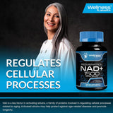 Suplemento de NAD 1500mg Liposomal con Resveratrol - Ultra Fuerte