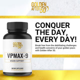 Suplemento de apoyo para la visión Golden After 50 VpMax-9