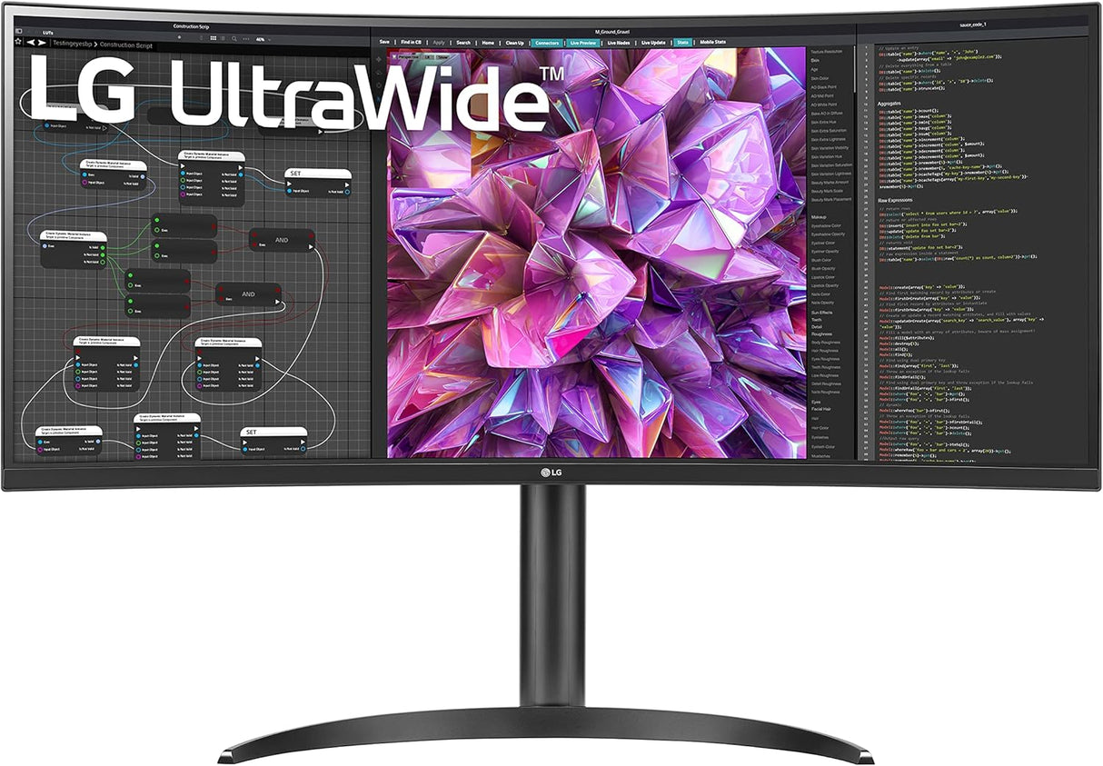 Monitor Curvo UltraWide QHD 34, LG, IPS, HDR 10, 34WQ73A-B