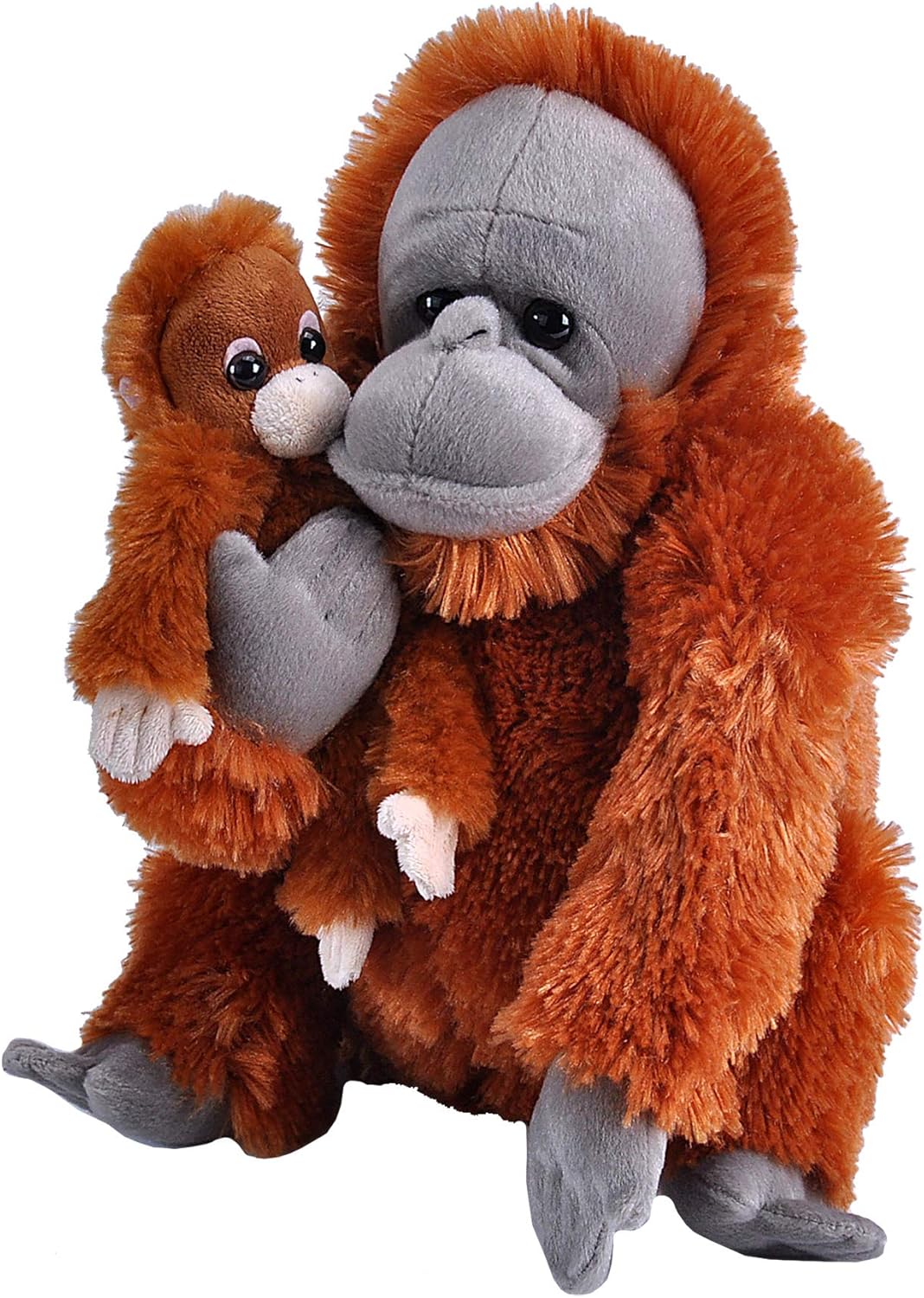 Mamá y bebé de peluche orangután, regalos para niños