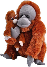 Mamá y bebé de peluche orangután, regalos para niños