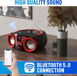 Reproductor de CD portátil Bluetooth PYLE-HOME PHCD22