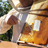 Colador de miel de acero inoxidable, equipo de apicultura, doble malla