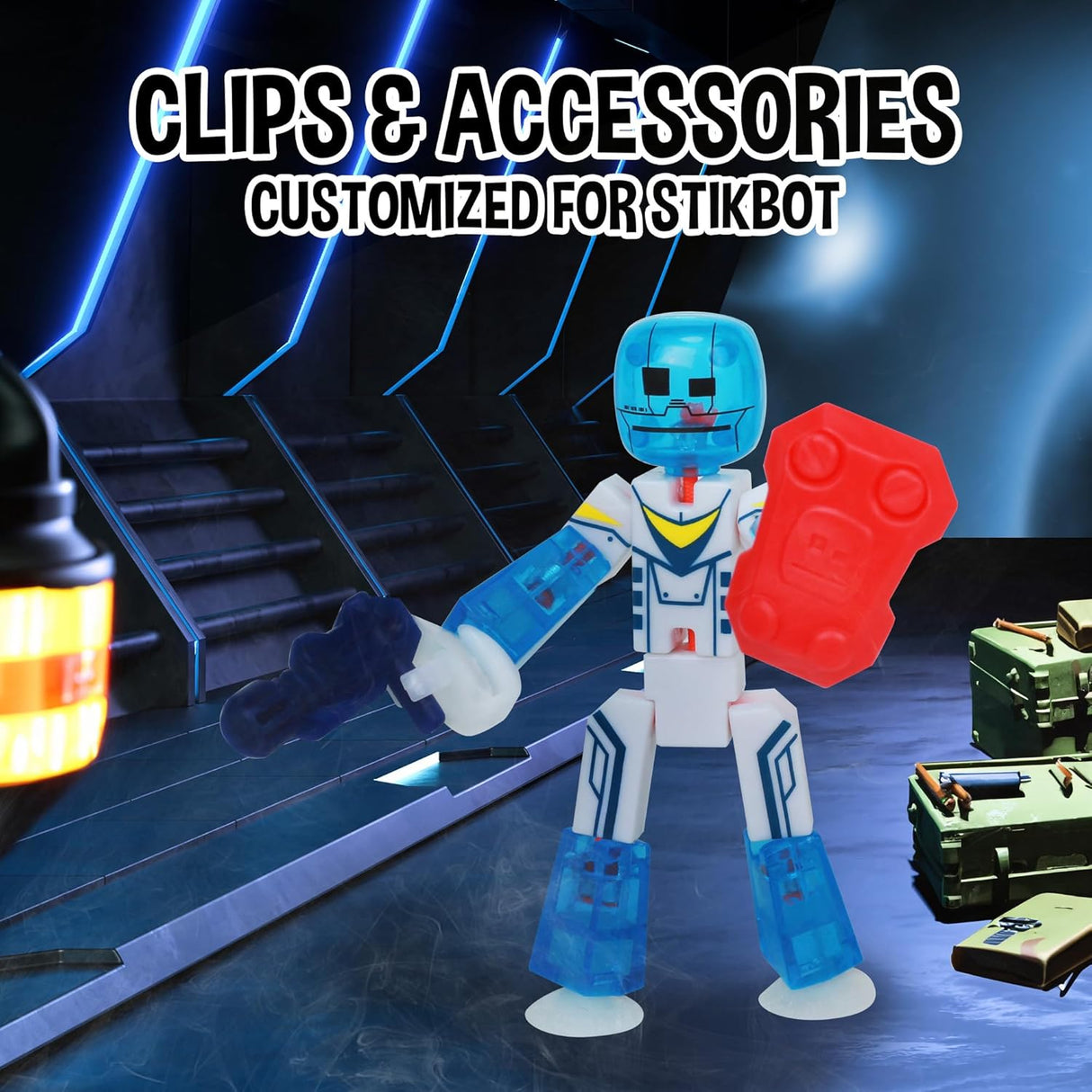 Figuras de acción Zing StikBot Zingtannica, accesorios incluidos
