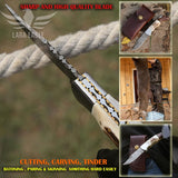 Cuchillo de bolsillo de caza plegables hechos a mano acero