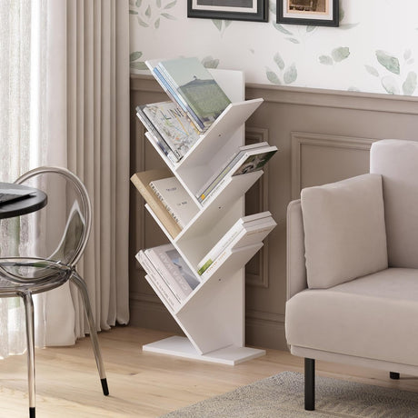 Estantería de árbol de 7 niveles, modelo Furinno