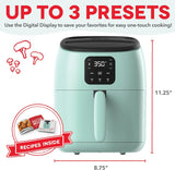 Freidora de Aire DASH Tasti-Crisp™ 2.6 Qt. Digital 1000W