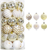 30PCS Adornos Navideños, Shatterproof, 60MM, Modelo: Navidad