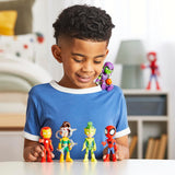Figuras de Acción Spidey, Marvel, 5 Piezas, 4 Pulgadas, Exclusivo