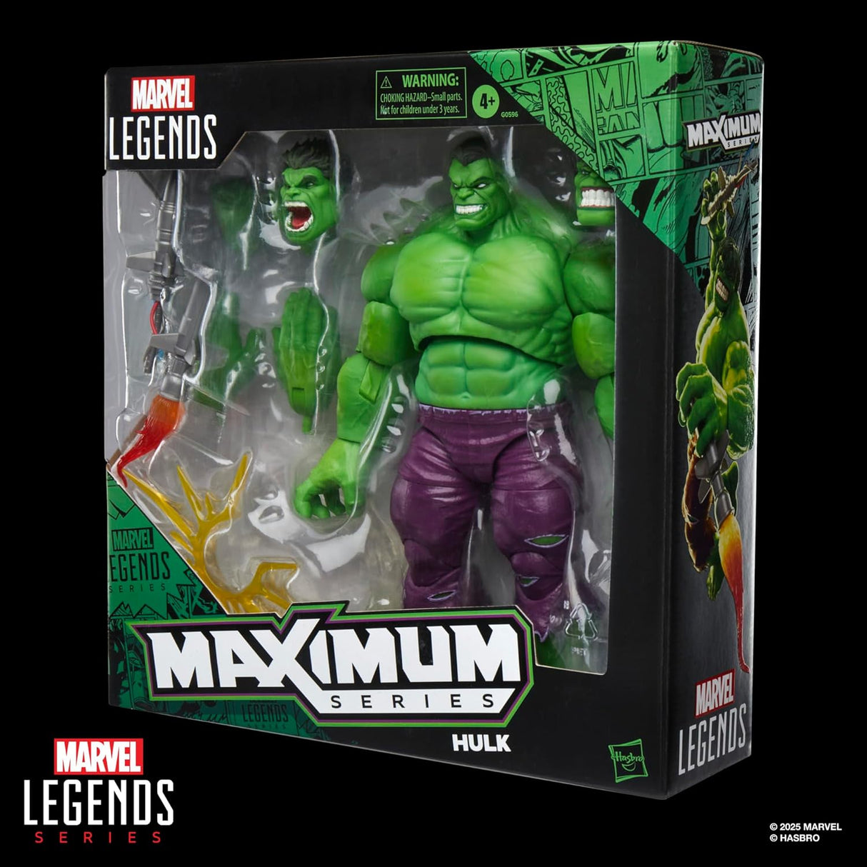 Figurilla Hulk, Marvel Legends, 6 articulada, Deluxe, Max Series